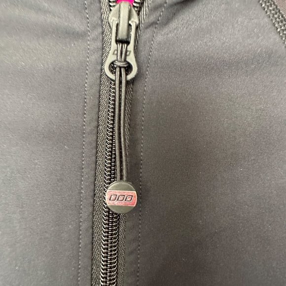 Lorna Jane Jacket Womens Small Black Fitted Full Zip Athleisure Work Out Solid - Picture 5 of 8